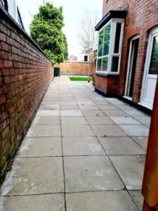 Rear garden space