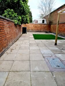 Rear garden space